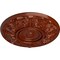 Ekena Millwork Whitman Ceiling Medallion (For Canopies up to 3 3/4"), Hand-Painted Firebrick, 13"OD x 1 3/8"P CM13WHFIF - alternate 3